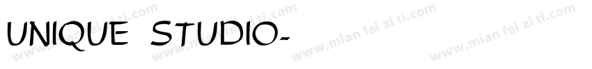 UNIQUE STUDIO字体转换